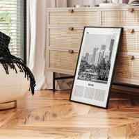 Miami Print Black and White No 4, Miami Wall Art, Miami Poster, Miami Photo, Miami Wall Decor, Miami Beach, Florida, USA, United States