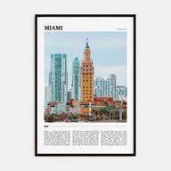 Miami Travel Color No 2 Poster