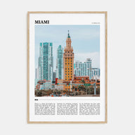 Miami Travel Color No 2 Poster
