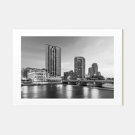 Michigan Landscape B&W Poster