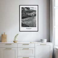Michigan Portrait B&W No 3 Poster