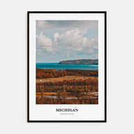 Michigan Portrait Color No 2 Poster