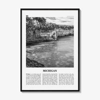Michigan Print Black and White No 2, Michigan Wall Art, Michigan Poster, Michigan Photo, Michigan Wall Decor, USA, United States