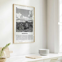 Micronesia Print Black and White, Micronesia Wall Art, Micronesia Poster, Micronesia Photo, Micronesi Decor, Romanum Island, Chuuk, Oceania