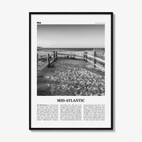Mid Atlantic Print Black and White, Mid-Atlantic Wall Art, Mid-Atlantic Poster, Mid-Atlantic Photo, Mid-Atlantic Décor, United States