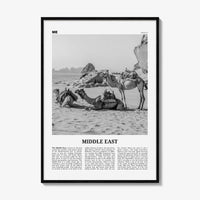 Middle East Print Black and White, Middle East Wall Art, Middle East Poster, Middle East Photo, Middle East Wall Decor, Continent Art Print