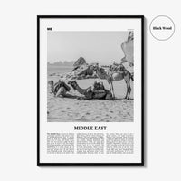 Middle East Print Black and White, Middle East Wall Art, Middle East Poster, Middle East Photo, Middle East Wall Decor, Continent Art Print