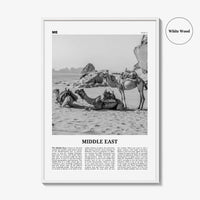 Middle East Print Black and White, Middle East Wall Art, Middle East Poster, Middle East Photo, Middle East Wall Decor, Continent Art Print