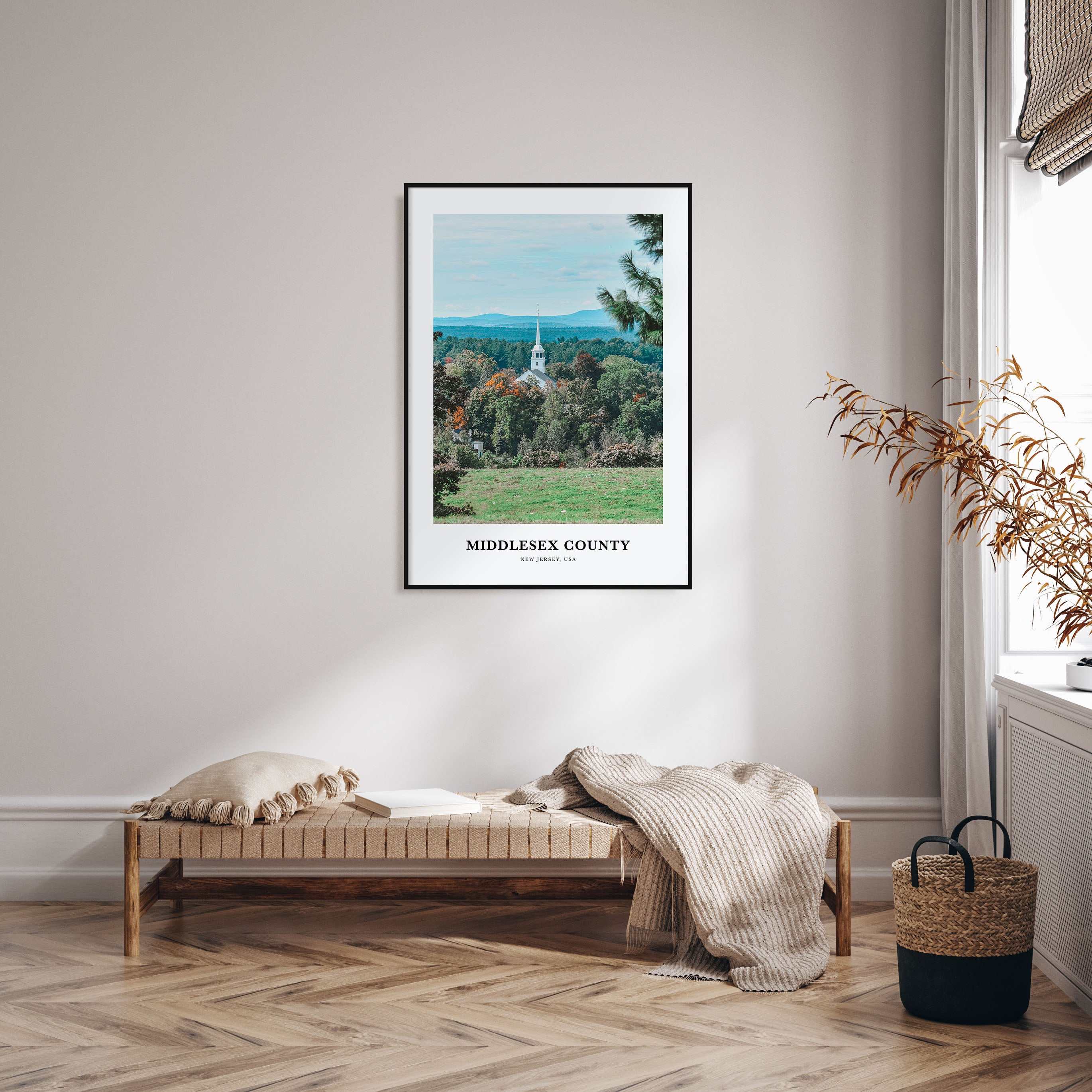 Middlesex County Portrait Color Poster