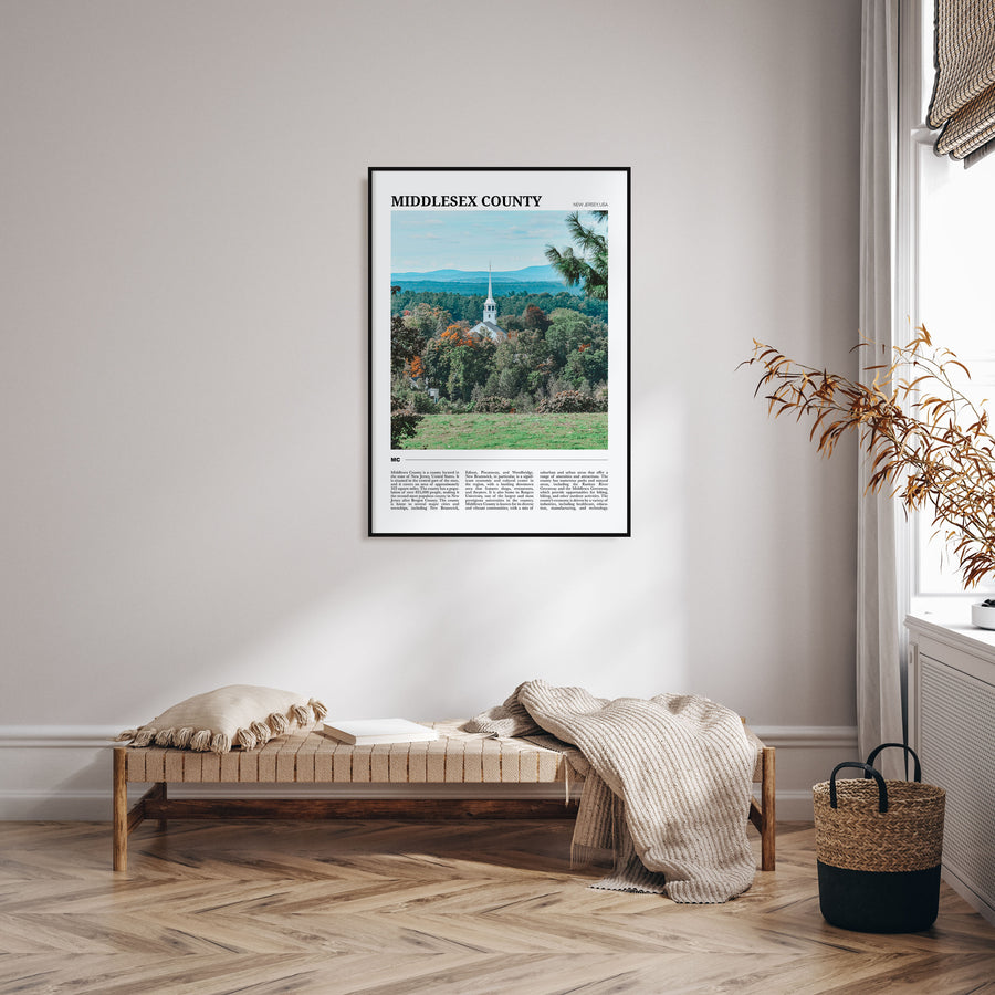 Middlesex County Travel Color Poster