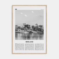 Midland Travel B&W Poster