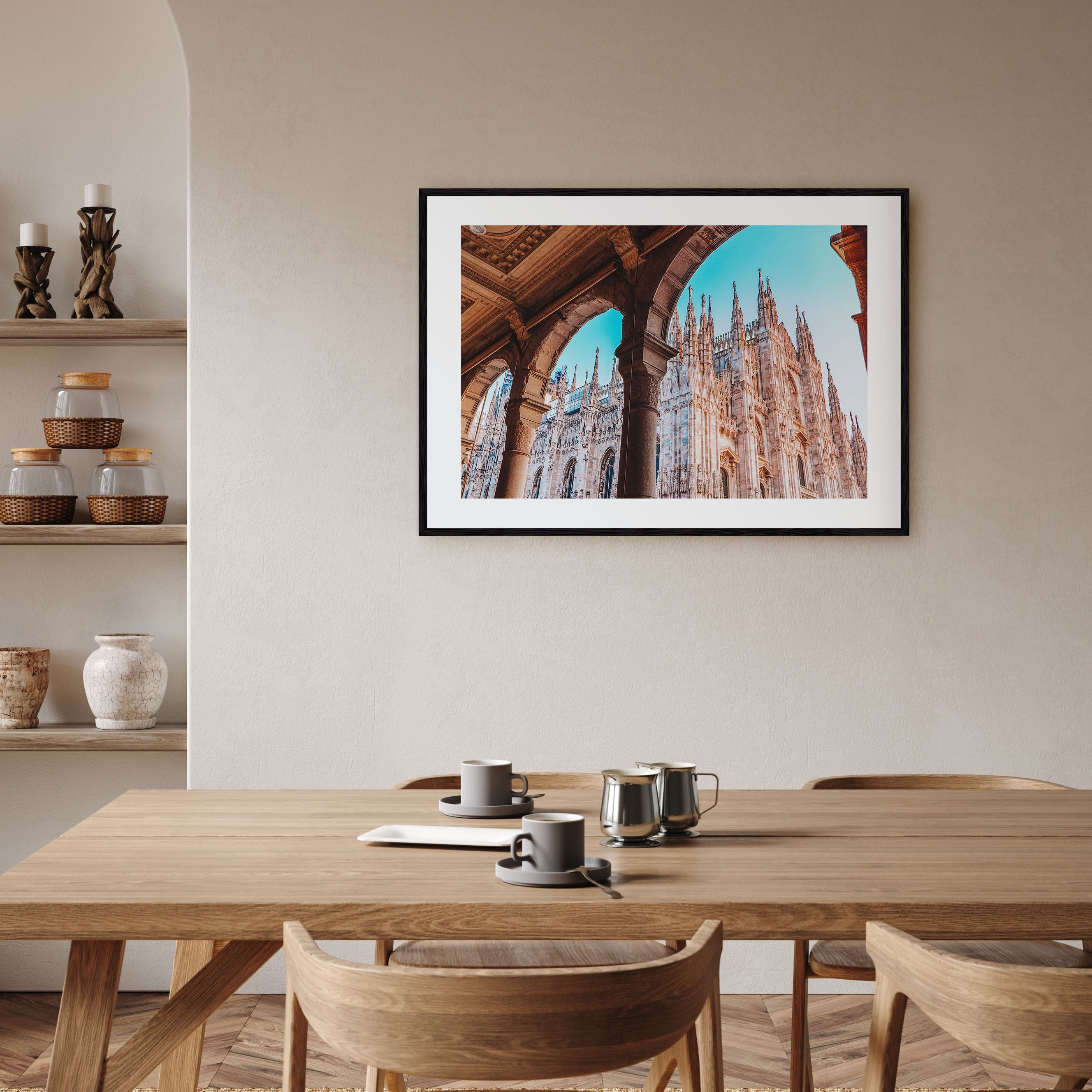 Milan Landscape Color Poster