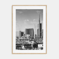 Milan Photo B&W Poster