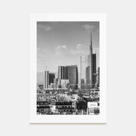 Milan Photo B&W Poster