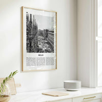 Milan Print Black and White No 1, Milan Wall Art, Milan Poster, Milan Photo, Milan Wall Decor, City Art Print, Italy, Milano, Italia