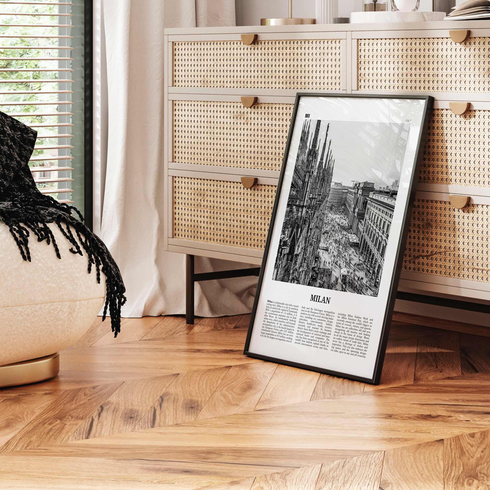 Milan Print Black and White No 1, Milan Wall Art, Milan Poster, Milan Photo, Milan Wall Decor, City Art Print, Italy, Milano, Italia