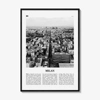 Milan Print Black and White No 2, Milan Wall Art, Milan Poster, Milan Photo, Milan Wall Decor, City Art Print, Italy, Milano, Italia