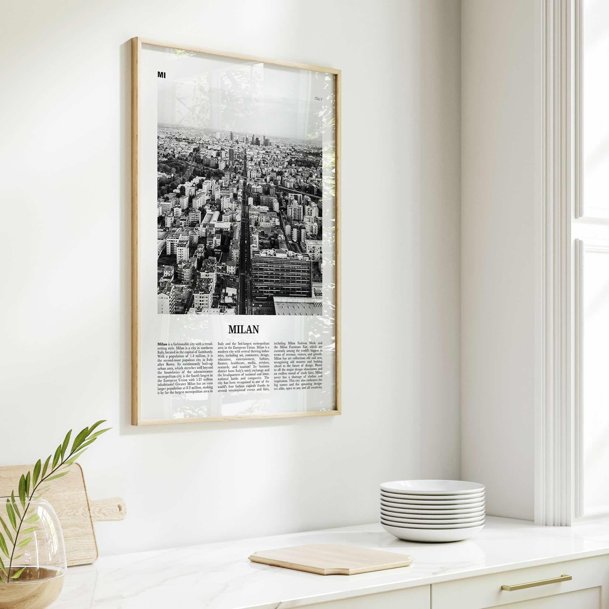Milan Print Black and White No 2, Milan Wall Art, Milan Poster, Milan Photo, Milan Wall Decor, City Art Print, Italy, Milano, Italia