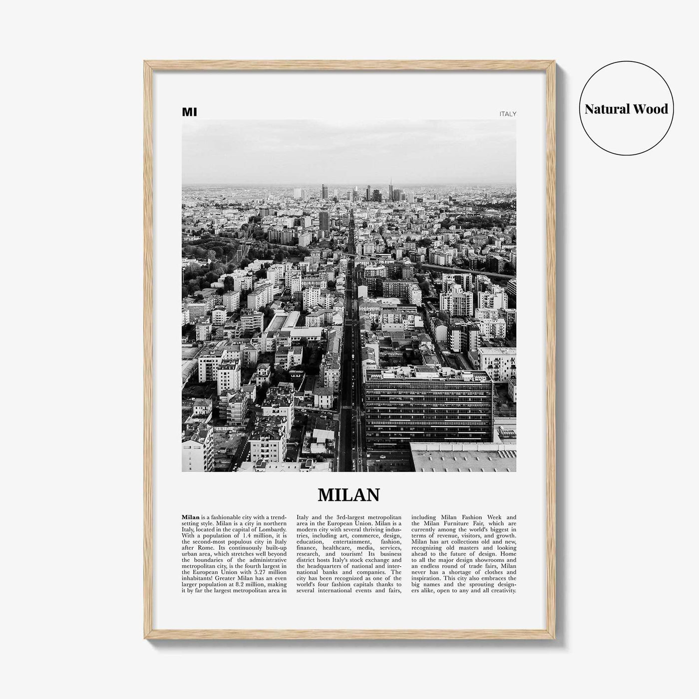 Milan Print Black and White No 2, Milan Wall Art, Milan Poster, Milan Photo, Milan Wall Decor, City Art Print, Italy, Milano, Italia