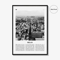 Milan Print Black and White No 2, Milan Wall Art, Milan Poster, Milan Photo, Milan Wall Decor, City Art Print, Italy, Milano, Italia