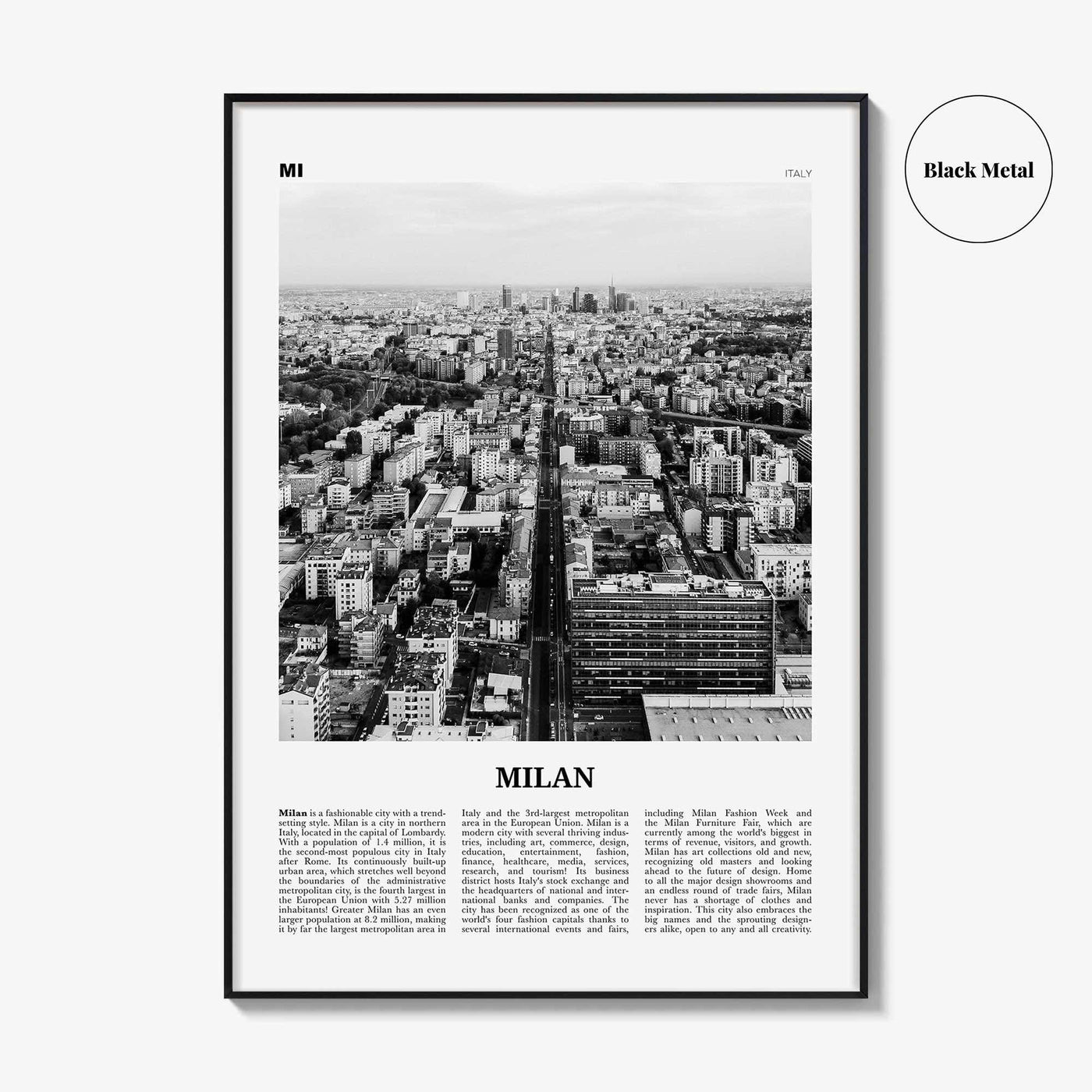 Milan Print Black and White No 2, Milan Wall Art, Milan Poster, Milan Photo, Milan Wall Decor, City Art Print, Italy, Milano, Italia