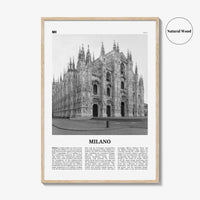 Milano Print Black and White, Milano Wall Art, Milano Poster, Milano Photo, Milano Wall Décor, Milano Map, Italy