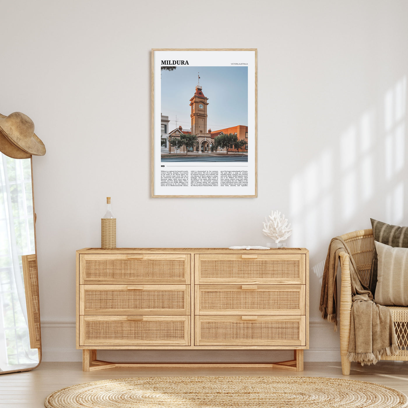 Mildura Travel Color Poster