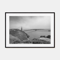 Mill Valley Landscape B&W Poster