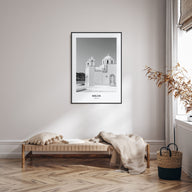 Milos Portrait B&W Poster