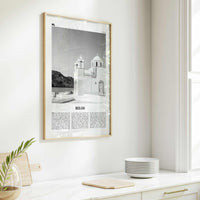 Milos Print Black and White, Milos Wall Art, Milos Poster, Milos Photo, Milos Wall Décor, Greece, Melos, Μήλος, Ελλάδα