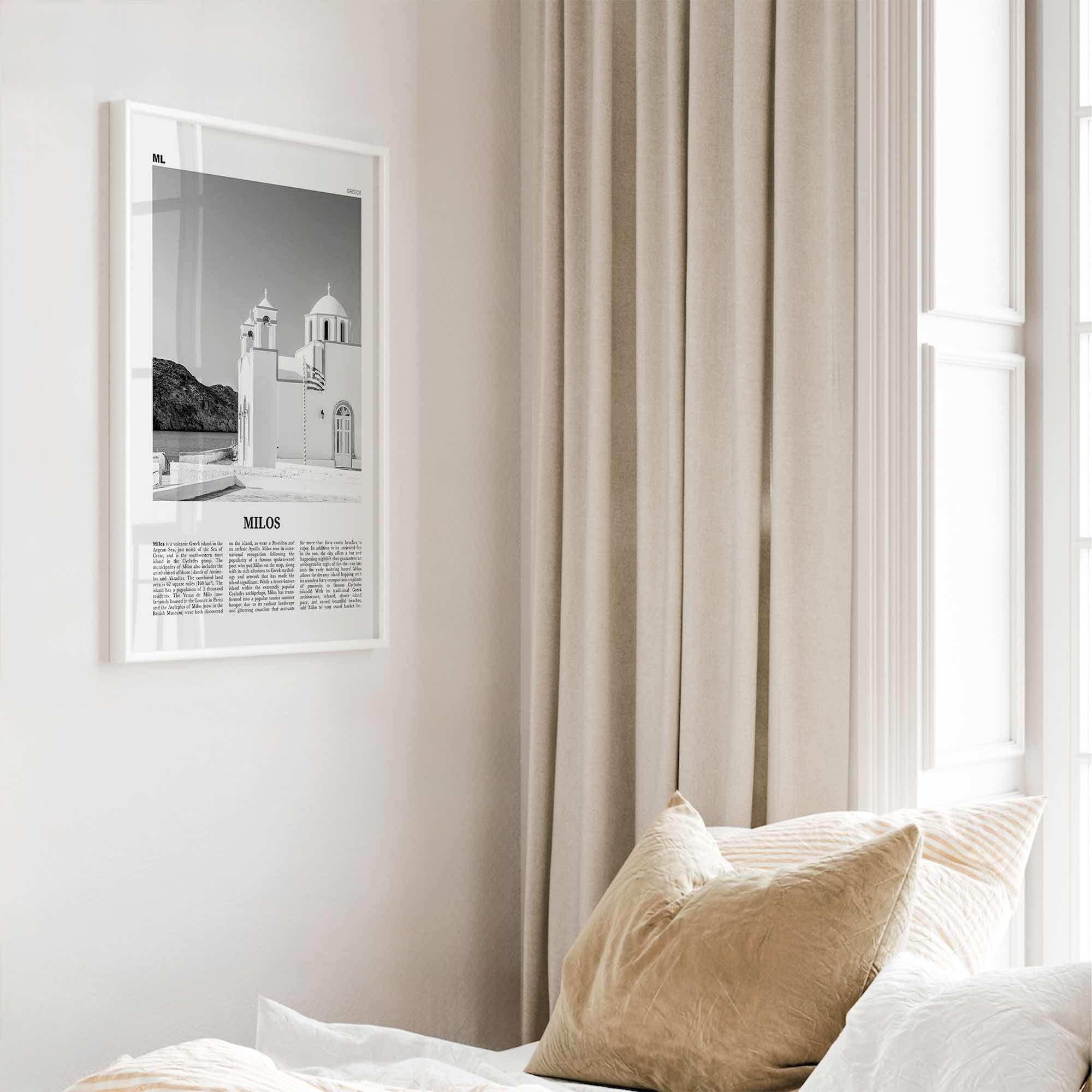 Milos Print Black and White, Milos Wall Art, Milos Poster, Milos Photo, Milos Wall Décor, Greece, Melos, Μήλος, Ελλάδα