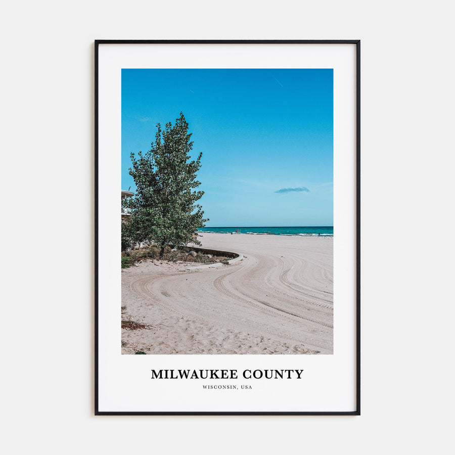 Milwaukee County Portrait Color Poster
