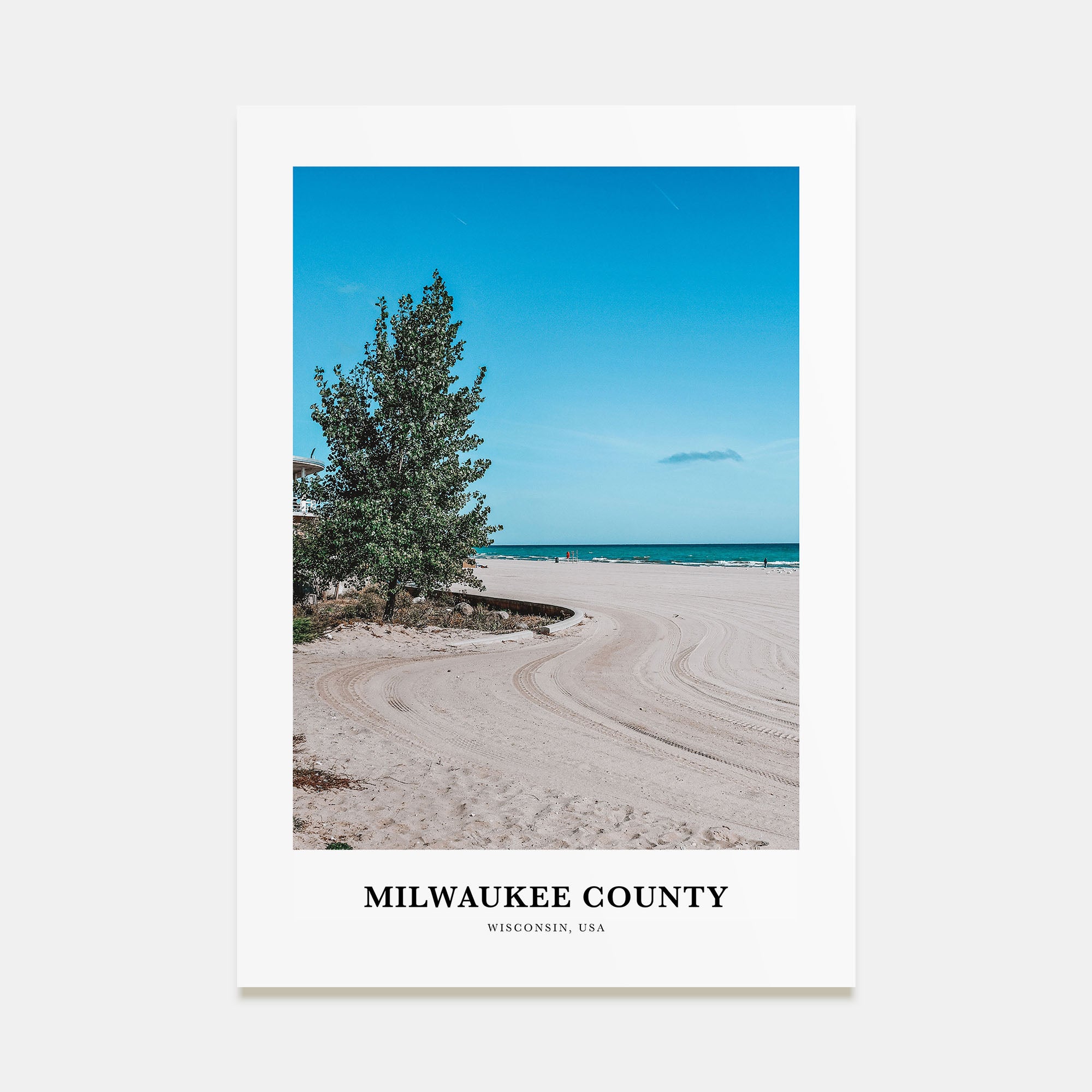 Milwaukee County Portrait Color Poster