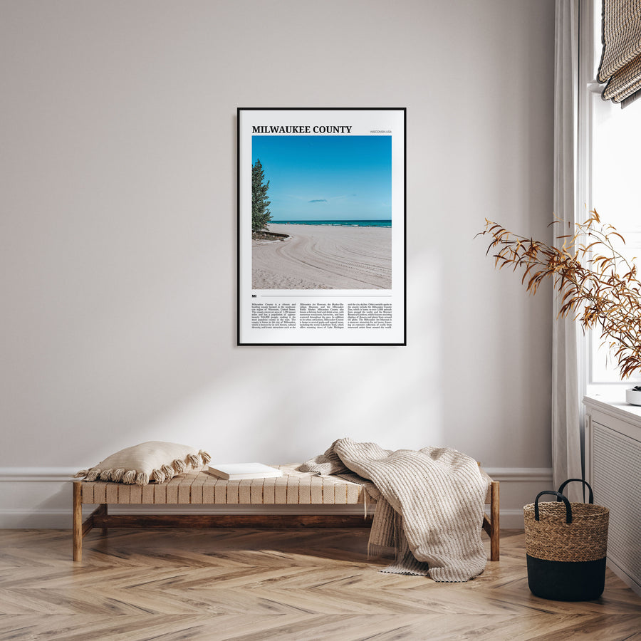 Milwaukee County Travel Color Poster