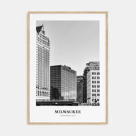 Milwaukee Portrait B&W No 1 Poster