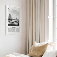 Milwaukee Print Black and White No 1, Milwaukee Wall Art, Milwaukee Poster, Milwaukee Photo, Wisconsin, USA, United States, North America