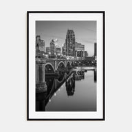 Minneapolis Photo B&W No 2 Poster