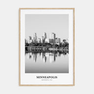 Minneapolis Portrait B&W No 2 Poster