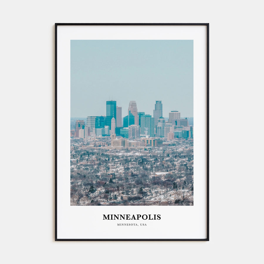 Minneapolis Portrait Color No 1 Poster