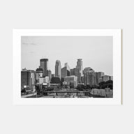 Minnesota Landscape B&W Poster