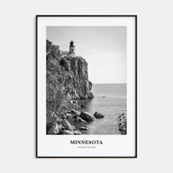 Minnesota Portrait B&W Poster