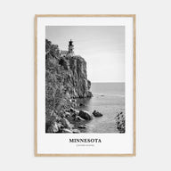 Minnesota Portrait B&W Poster