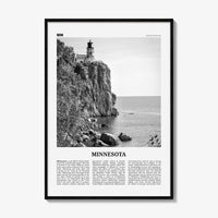 Minnesota Print Black and White No 1, Minnesota Wall Art, Minnesota Poster, Minnesota Photo, USA, United States, North America