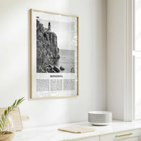 Minnesota Print Black and White No 1, Minnesota Wall Art, Minnesota Poster, Minnesota Photo, USA, United States, North America