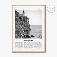 Minnesota Print Black and White No 1, Minnesota Wall Art, Minnesota Poster, Minnesota Photo, USA, United States, North America
