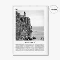 Minnesota Print Black and White No 1, Minnesota Wall Art, Minnesota Poster, Minnesota Photo, USA, United States, North America