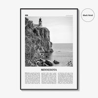 Minnesota Print Black and White No 1, Minnesota Wall Art, Minnesota Poster, Minnesota Photo, USA, United States, North America