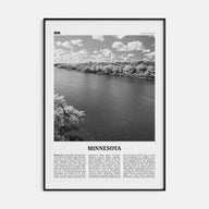 Minnesota Travel B&W No 4 Poster