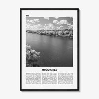 Minnesota Print Black and White No 4, Minnesota Wall Art, Minnesota Poster, Minnesota Photo, Minnesota Wall Décor, Minnesota Map