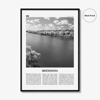 Minnesota Print Black and White No 4, Minnesota Wall Art, Minnesota Poster, Minnesota Photo, Minnesota Wall Décor, Minnesota Map